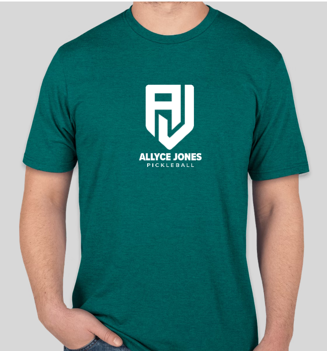 Allyce Jones Heathered Teal Tshirt - Unisex