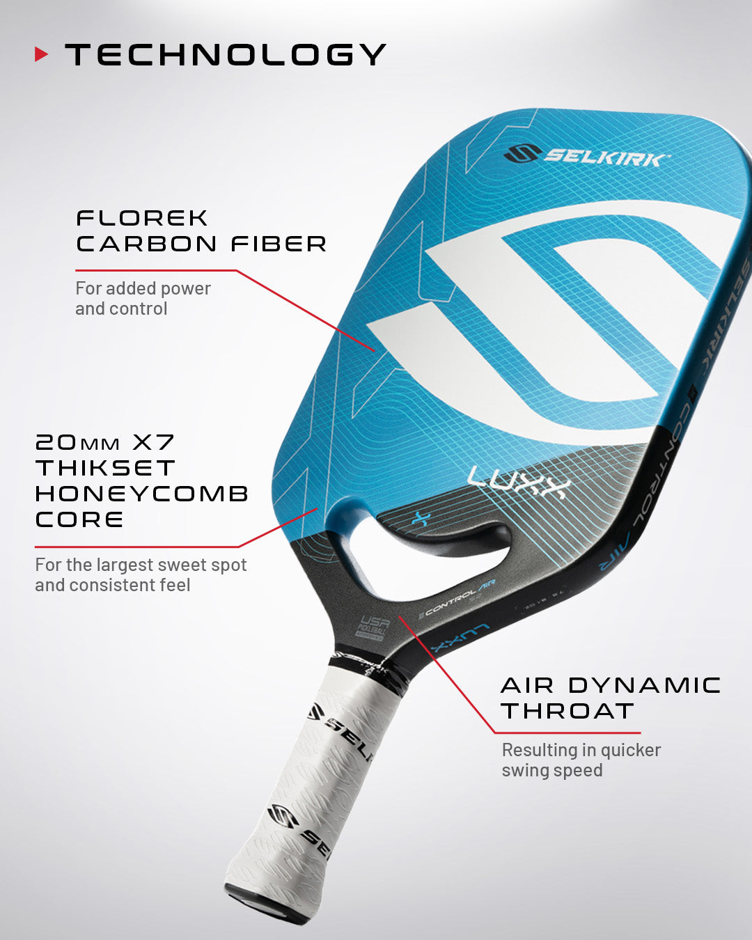 LUXX Control Air S2 by Selkirk Sport
