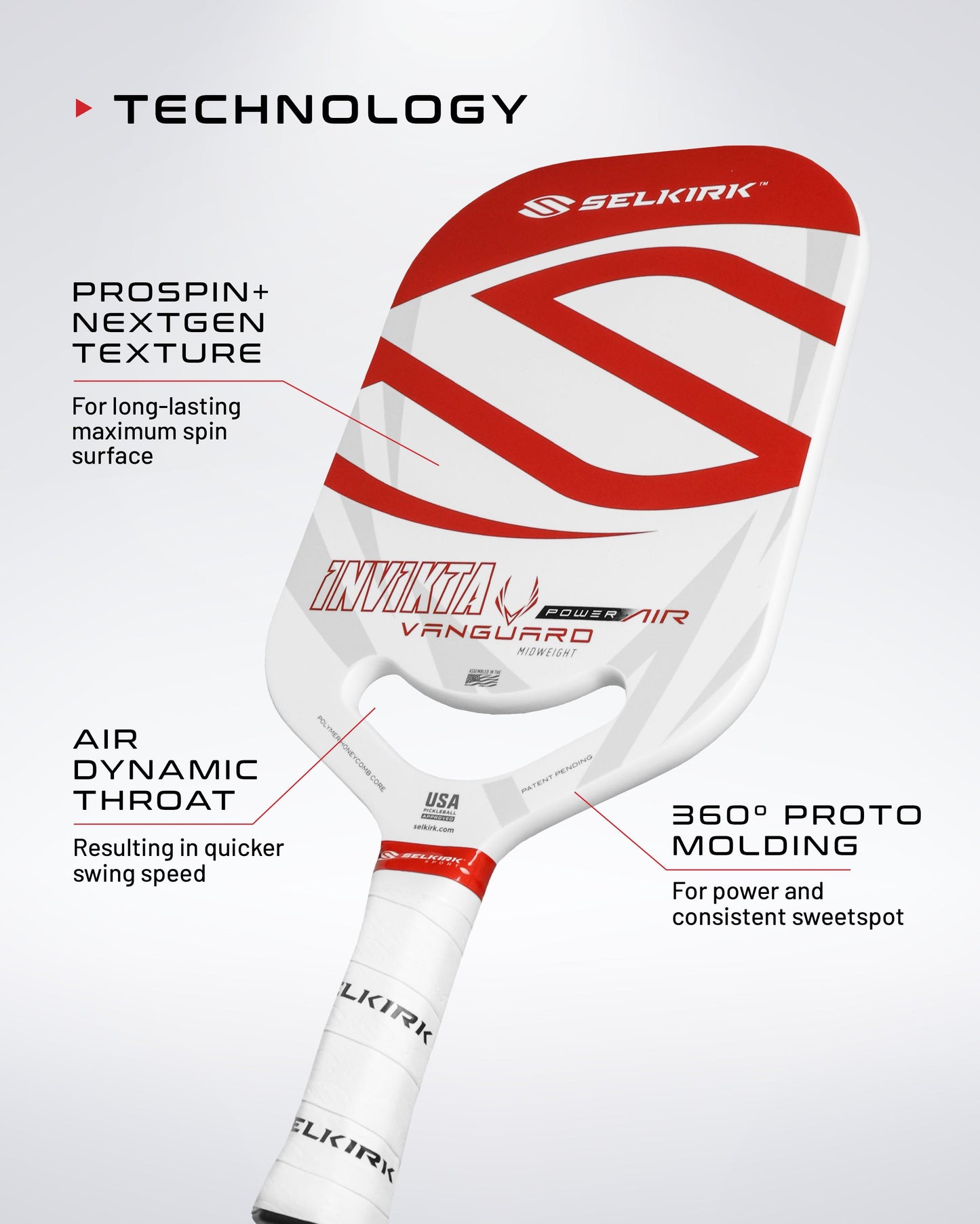 Vanguard Power Air Invikta by Selkirk Sport