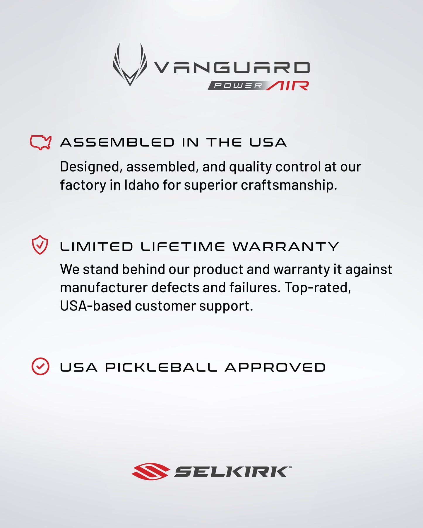 Vanguard Power Air S2 by Selkirk Sport