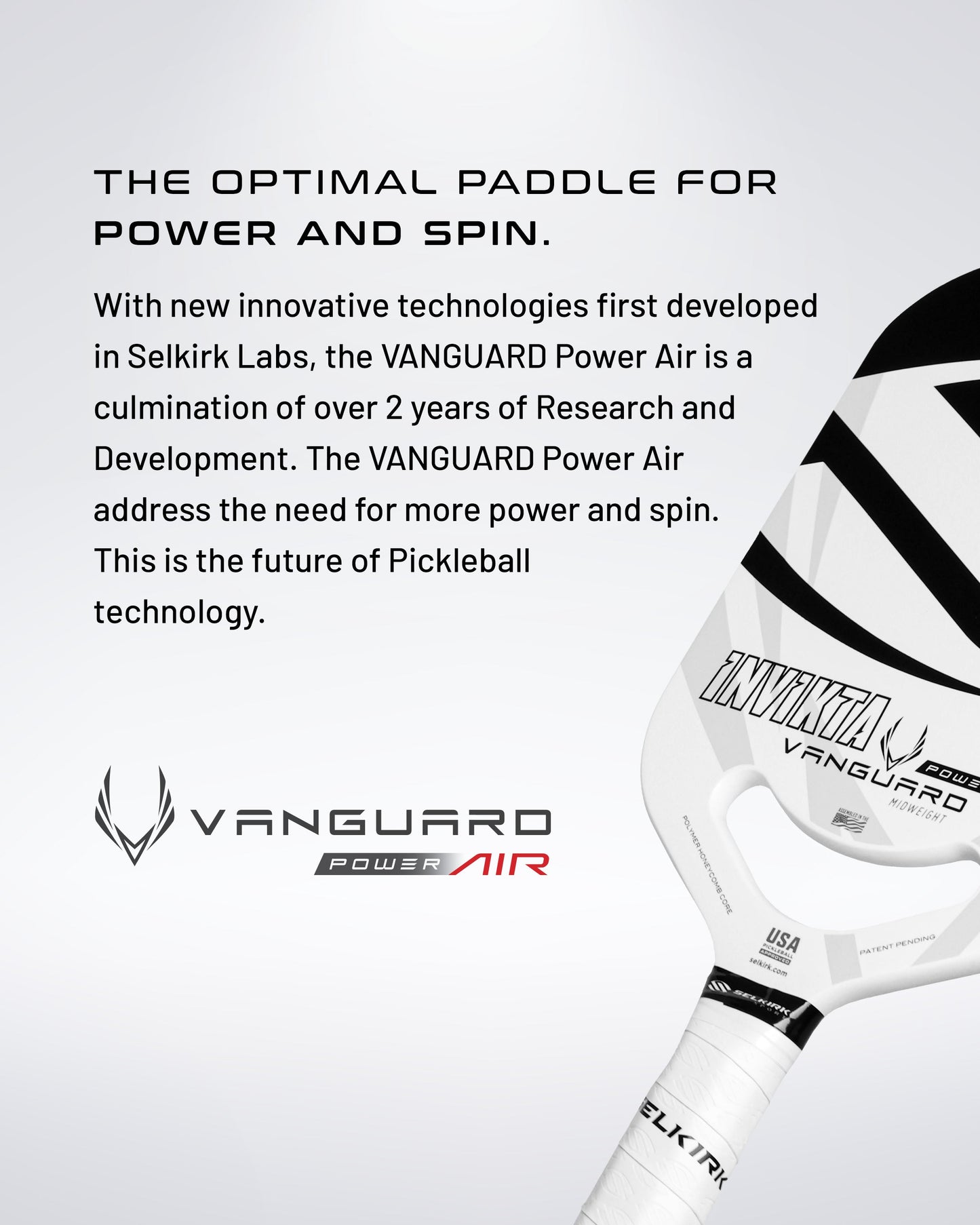 Vanguard Power Air Invikta by Selkirk Sport